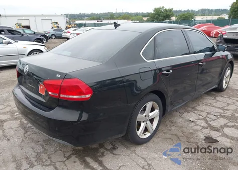 2013 Volkswagen Passat 2.5L Se from USA, damaged, VIN 1VWBP7A30DC090709